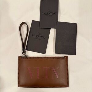 Valentino Brown Leather Wallet